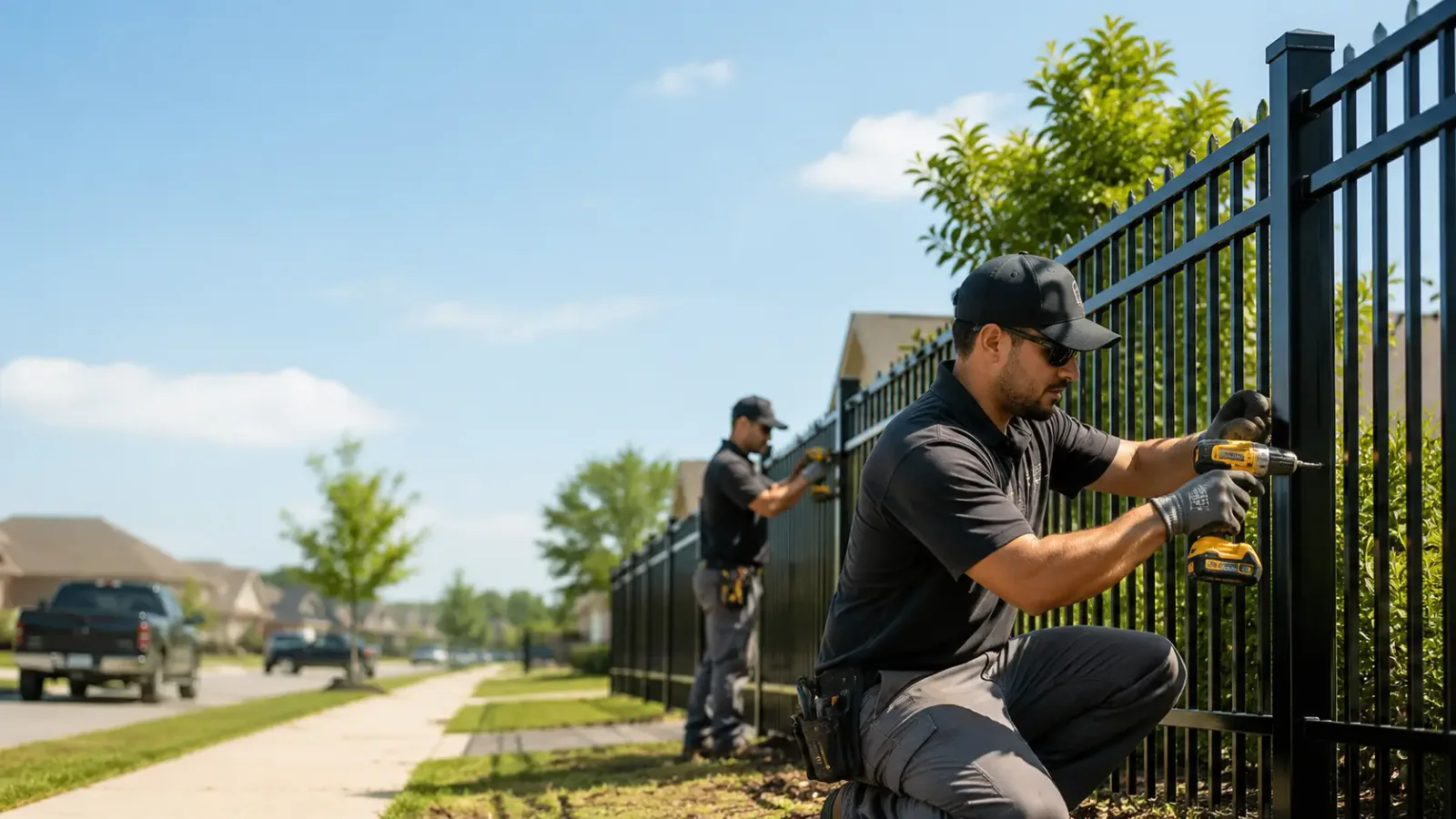 Metal Fence Installation in Maple, NC
